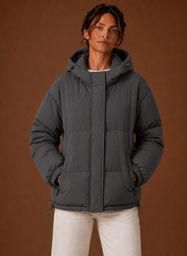 Chaqueta Puffer para Mujer - Abrigo de Invierno con Capucha | Areleon