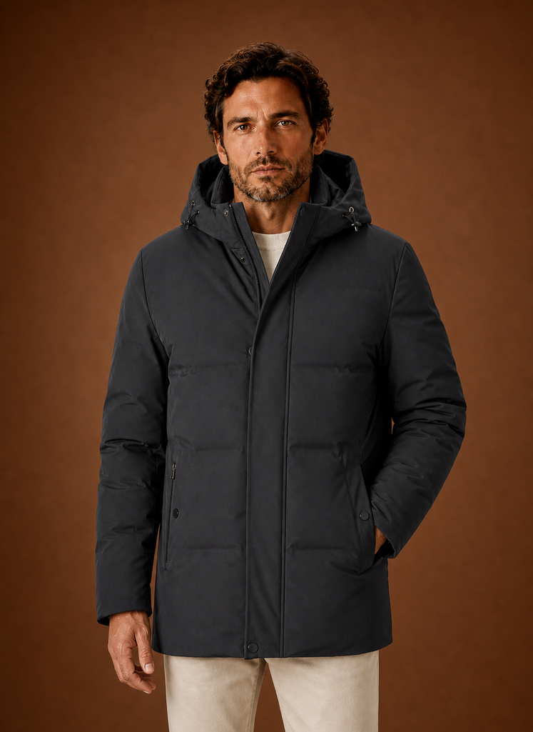 Chaqueta de Invierno con Capucha para Hombre - Abrigo Aislado | Areleon