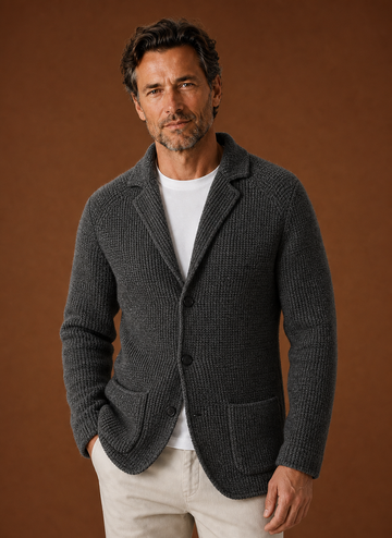 Cárdigan de Punto para Hombre - Chaqueta de Capa con Botones | Areleon