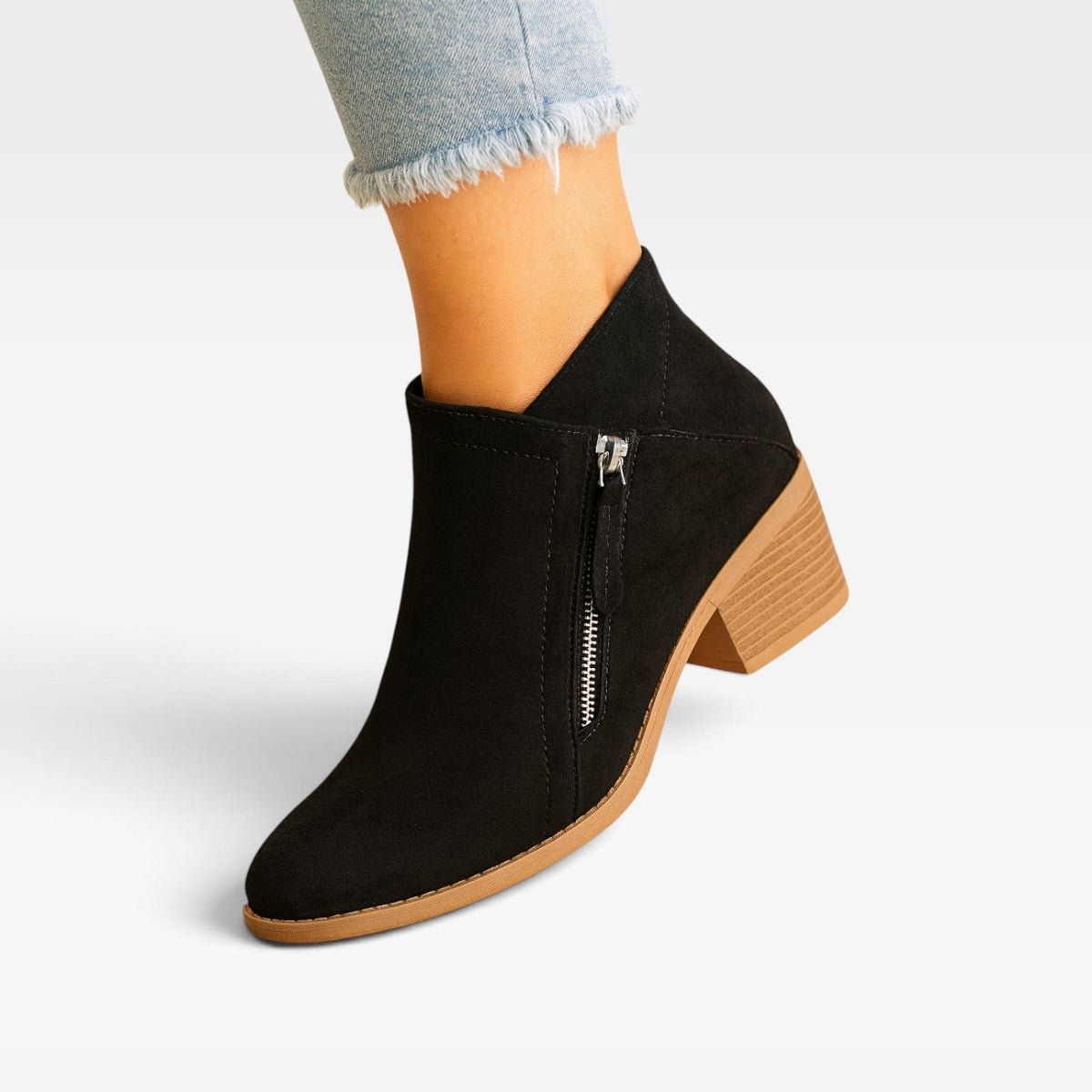 Botas de Tobillo Ortopédicas de Ante para Mujer
