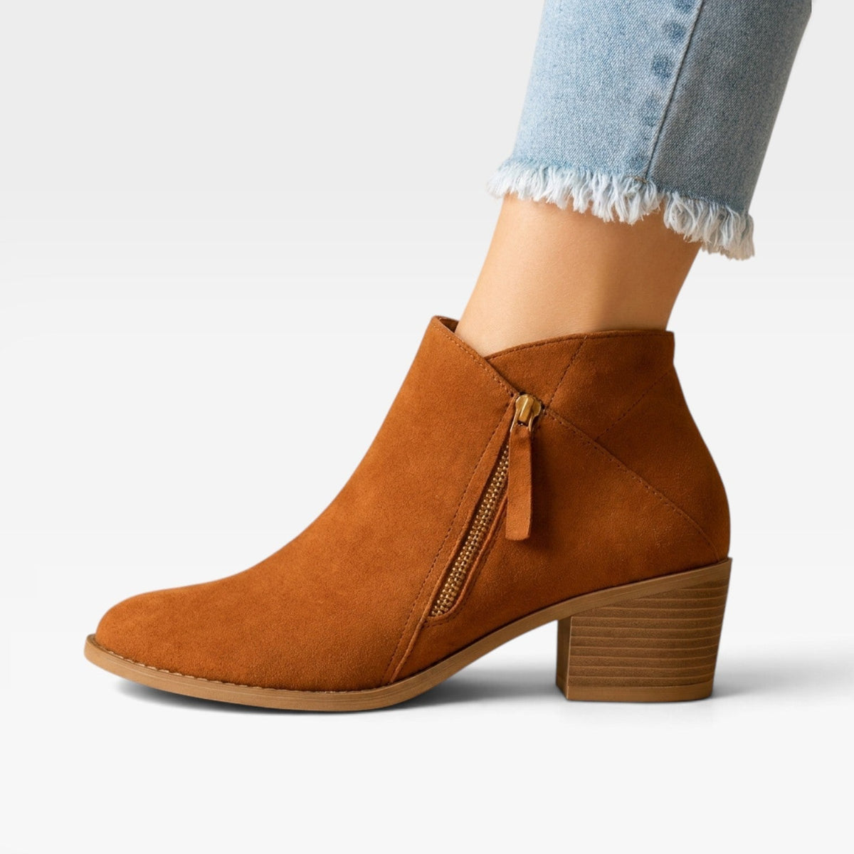 Botas de Tobillo Ortopédicas de Ante para Mujer