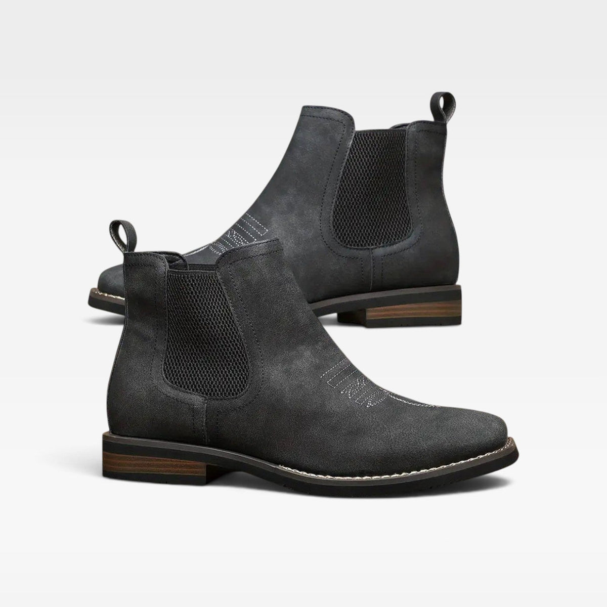 Botas Chelsea de Cuero Ortopédicas para Hombre