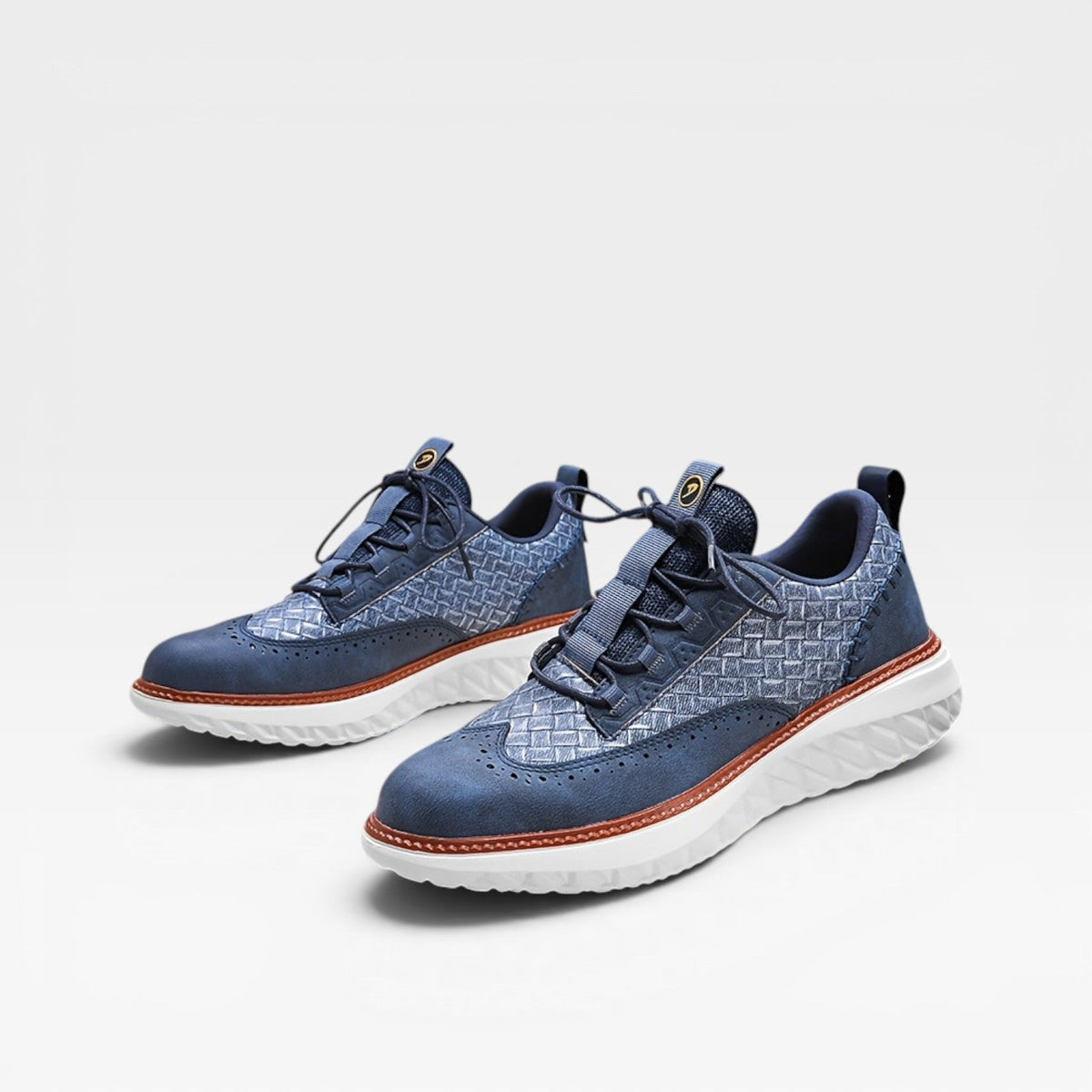 Zapatillas de Cuero Brogue para Hombre – Sneakers Elegantes y Casual