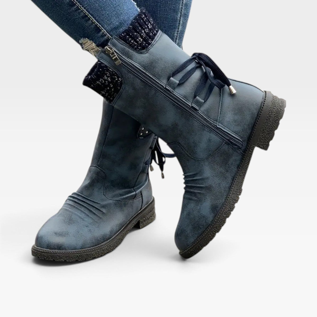 Botas de Invierno Forradas de Forro Polar para Mujer