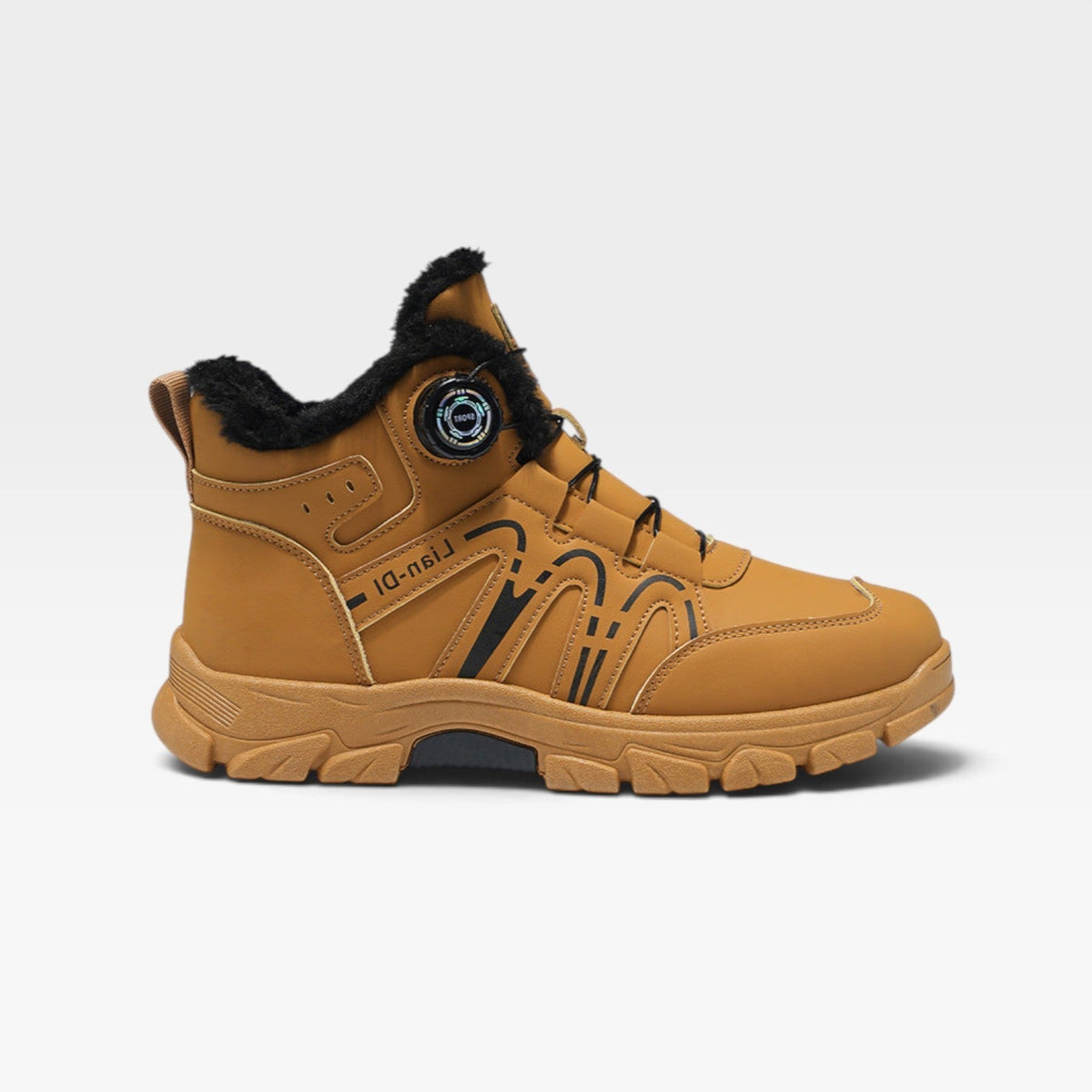 Botas de Invierno Aisladas de Cuero para Hombre