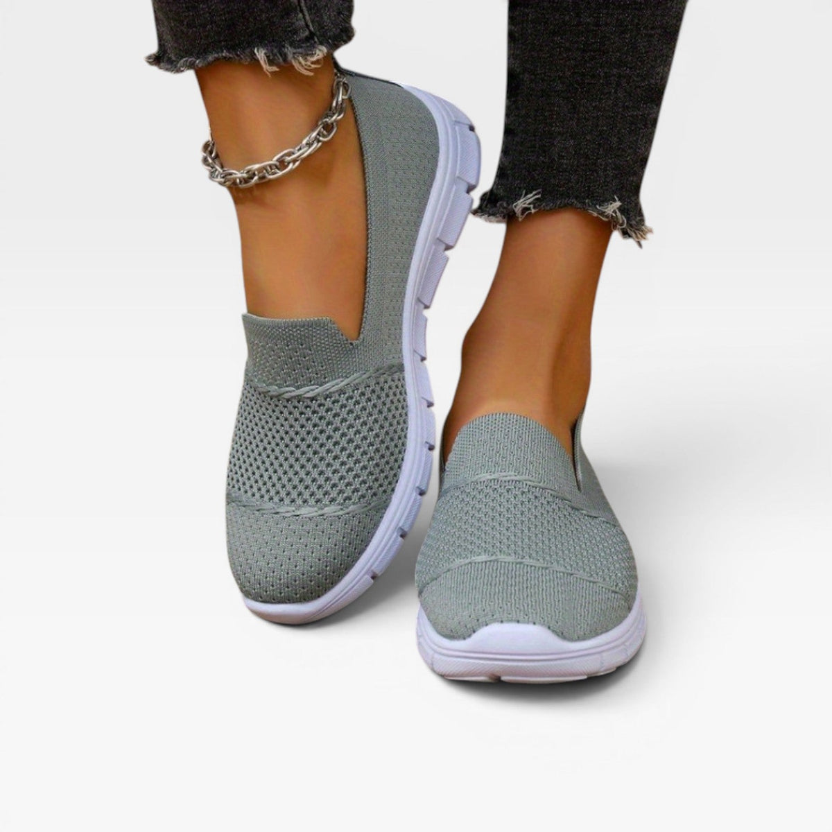 Zapatillas de Mujer Transpirables de Tejido – Entrenadores Ligeros y Cómodos