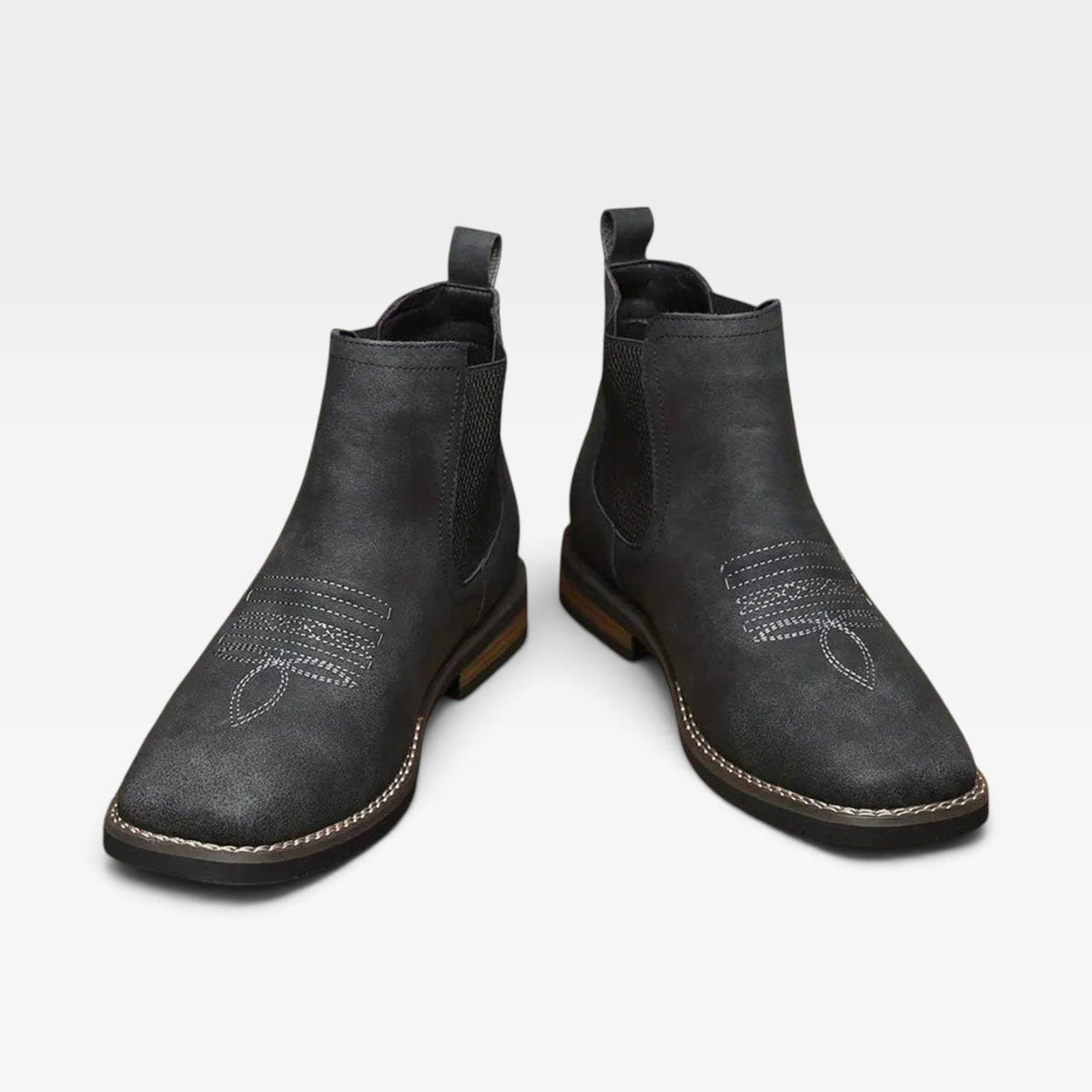 Botas Chelsea de Cuero Ortopédicas para Hombre