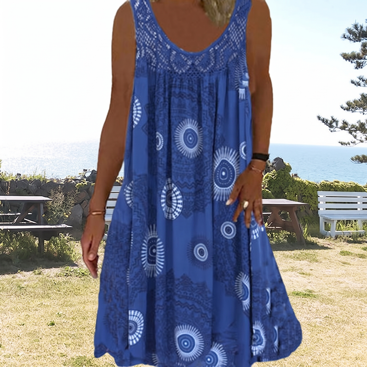 Vestido de Playa Medallón