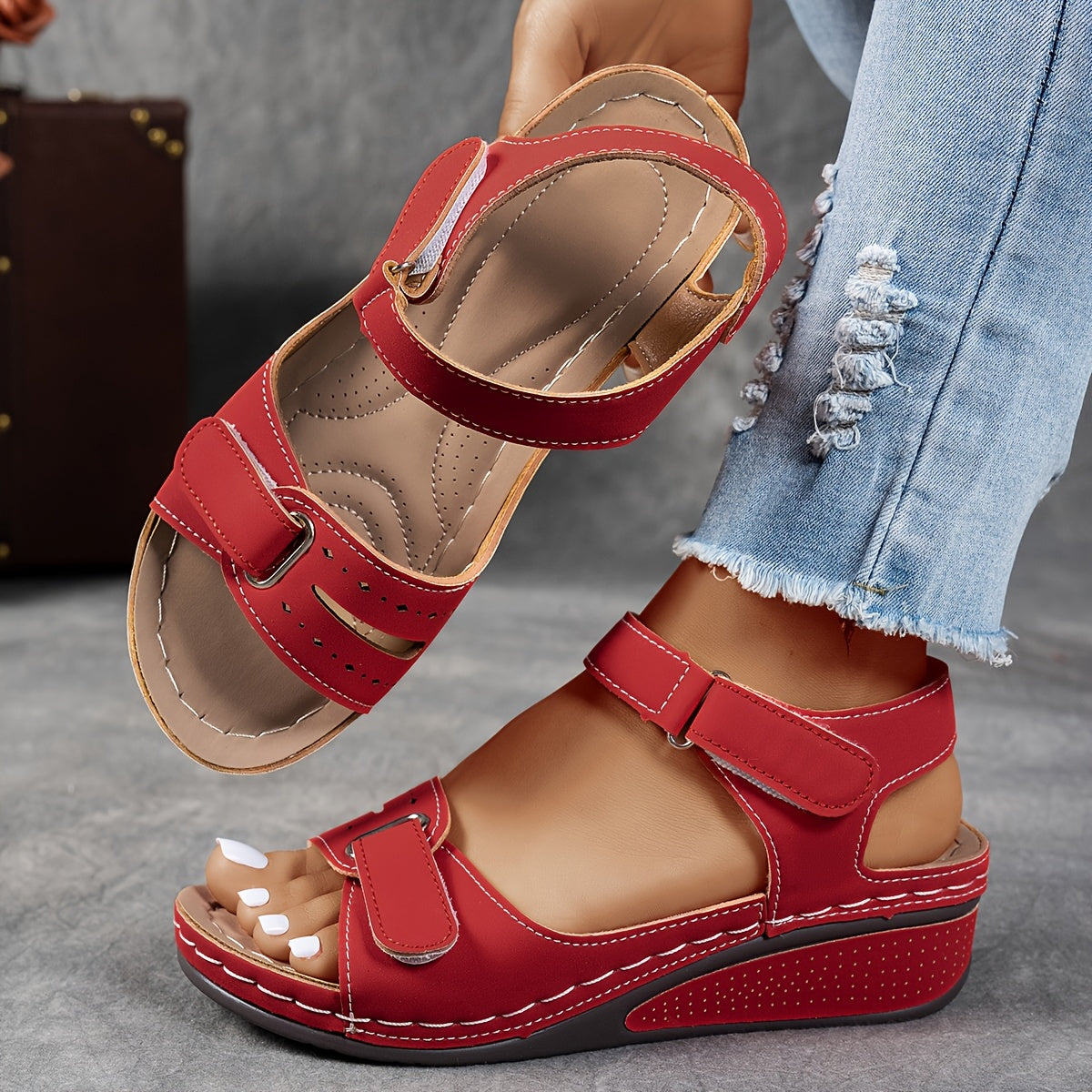 Sandalias de Cuero Cómodas