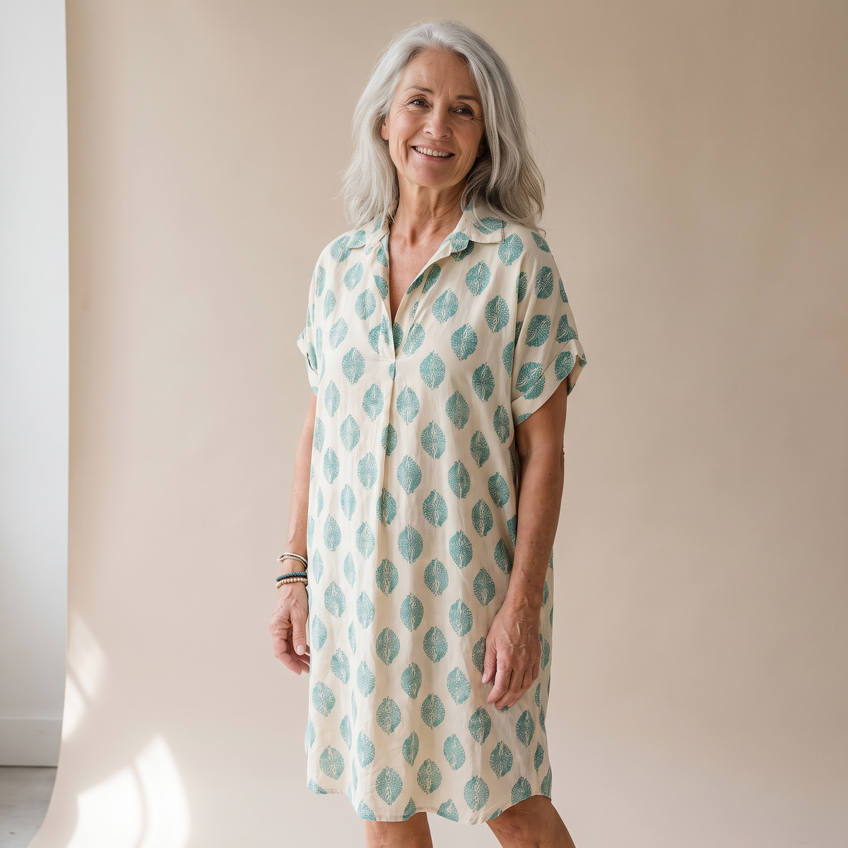 Vestido Camisero Impreso
