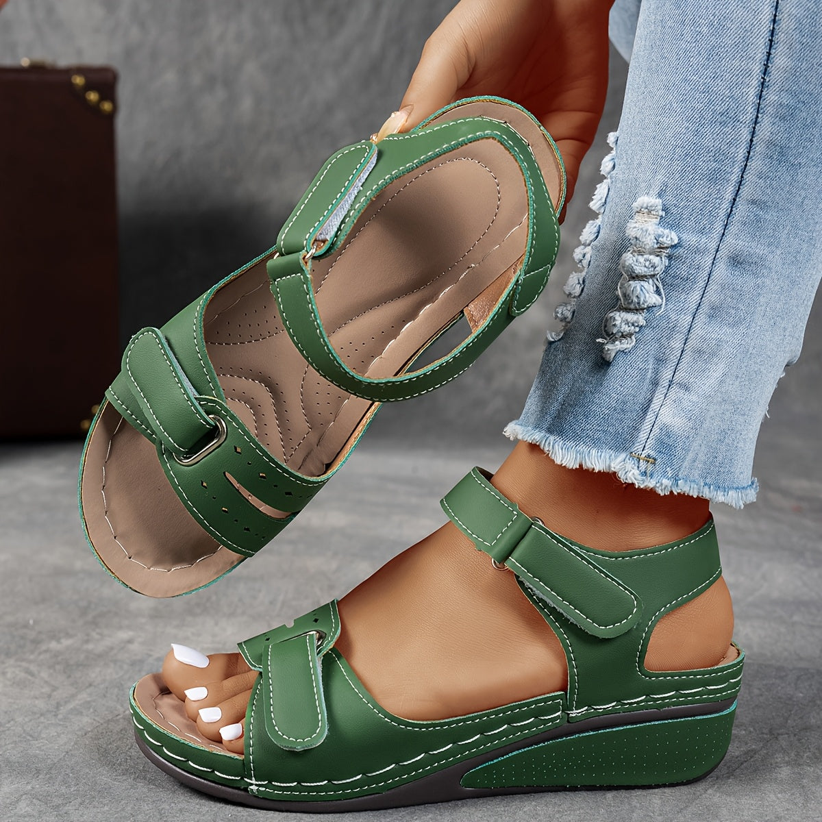 Sandalias de Cuero Cómodas