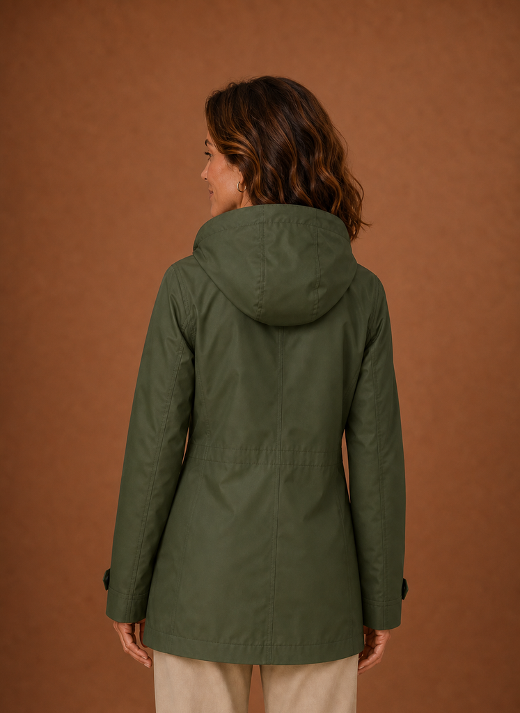 Abrigo Trench para Mujer - Abrigo con Capucha de Otoño/Invierno | Areleon