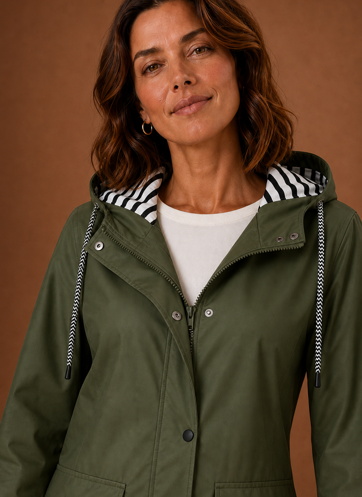 Abrigo Trench para Mujer - Abrigo con Capucha de Otoño/Invierno | Areleon