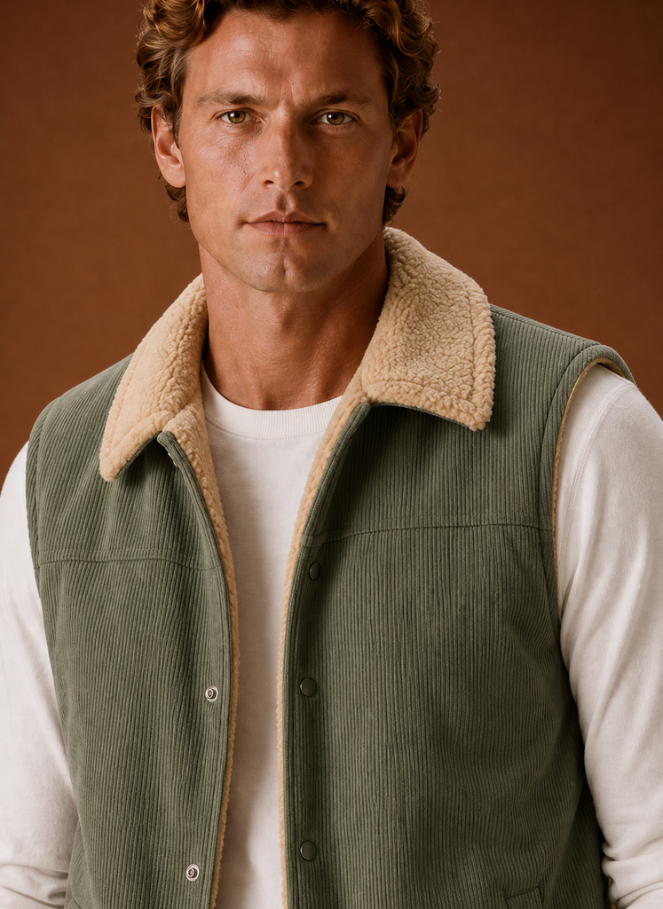 Chaleco Acolchado para Hombre - Gilet de Invierno Cálido | Areleon