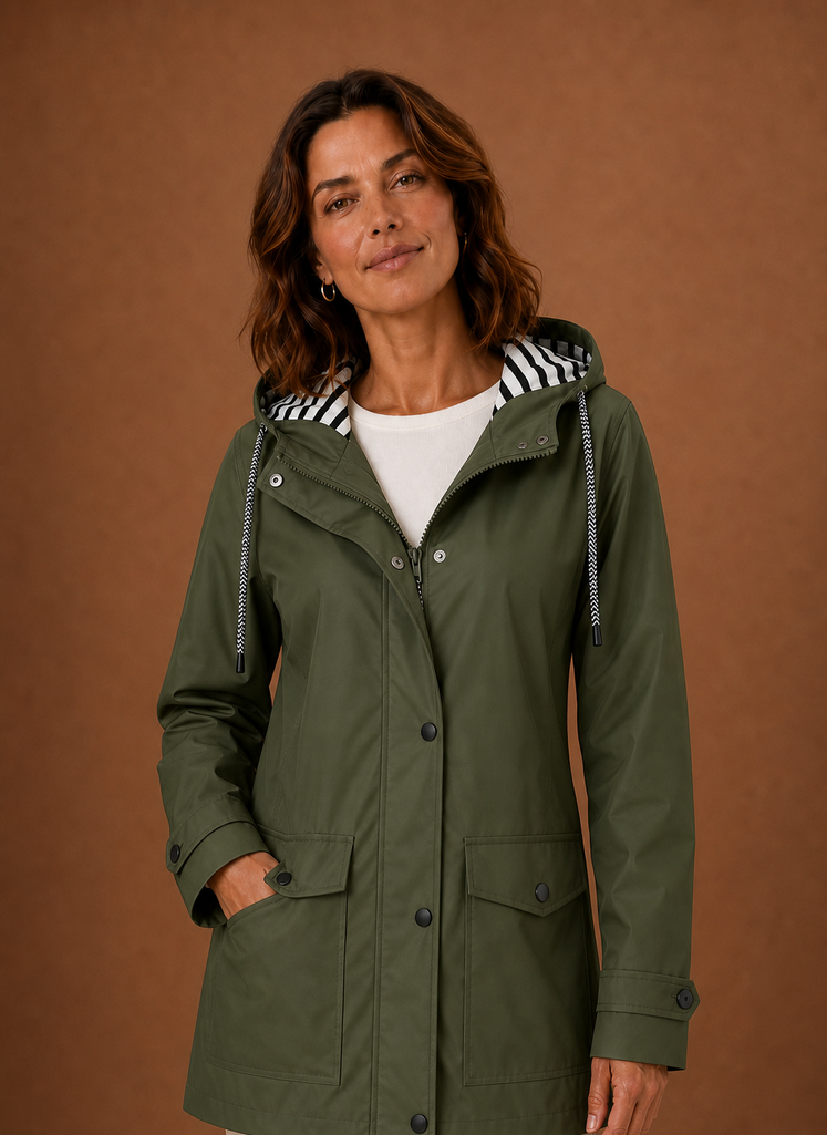 Abrigo Trench para Mujer - Abrigo con Capucha de Otoño/Invierno | Areleon