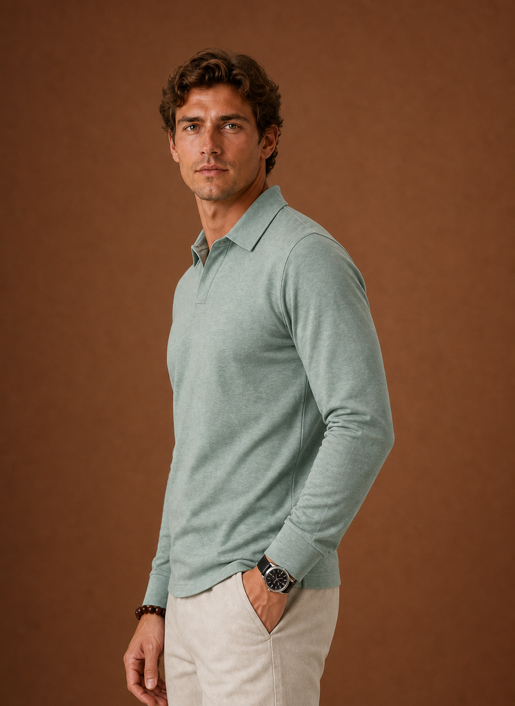 Camisa Polo para Hombre - Camisa de Golf de Manga Corta con Botones | Areleon