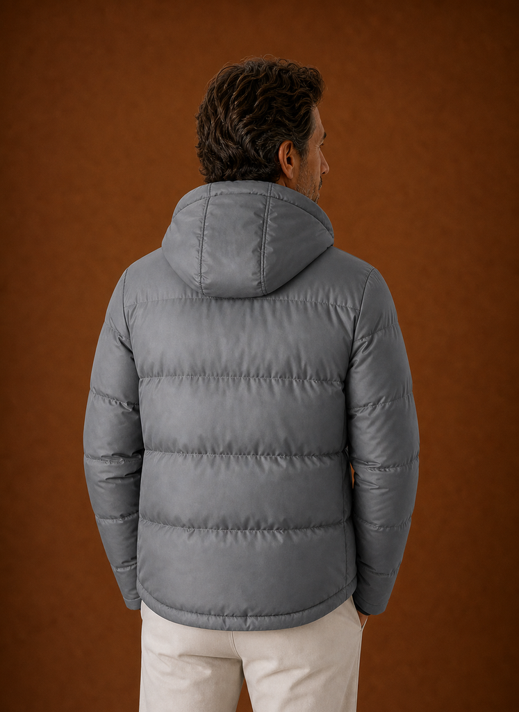 Chaqueta Acolchada con Capucha para Hombre | Areleon
