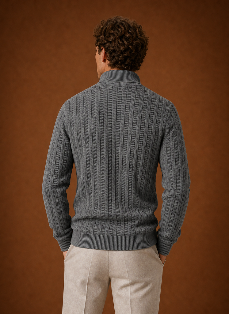 Cárdigan de Punto para Hombre - Suéter con Botones Frontal | Areleon