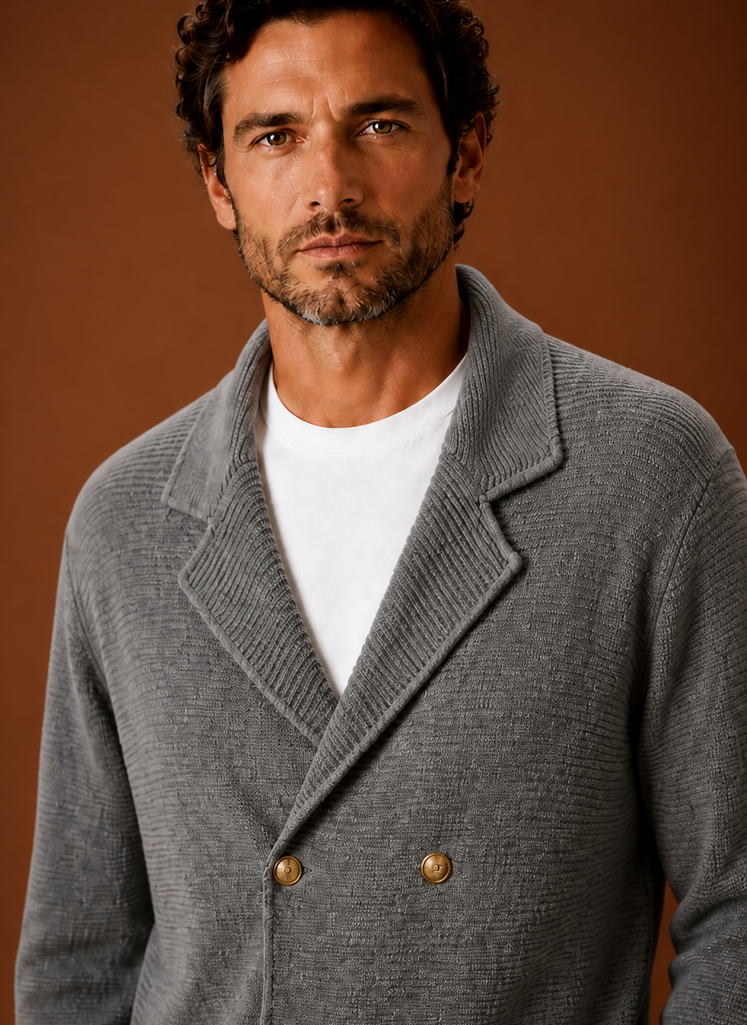Suéter de Cárdigan de Punto para Hombre | Areleon