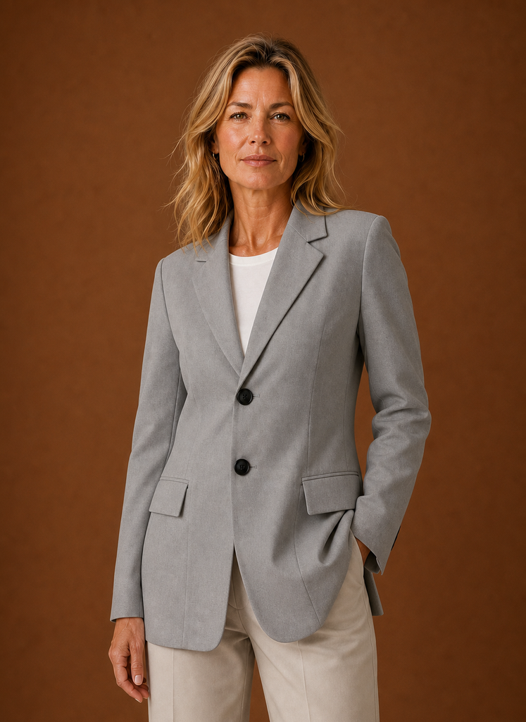 Blazer de Mujer - Chaqueta de Oficina Larga a Medida | Areleon