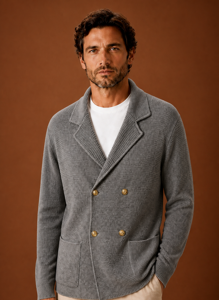 Suéter de Cárdigan de Punto para Hombre | Areleon