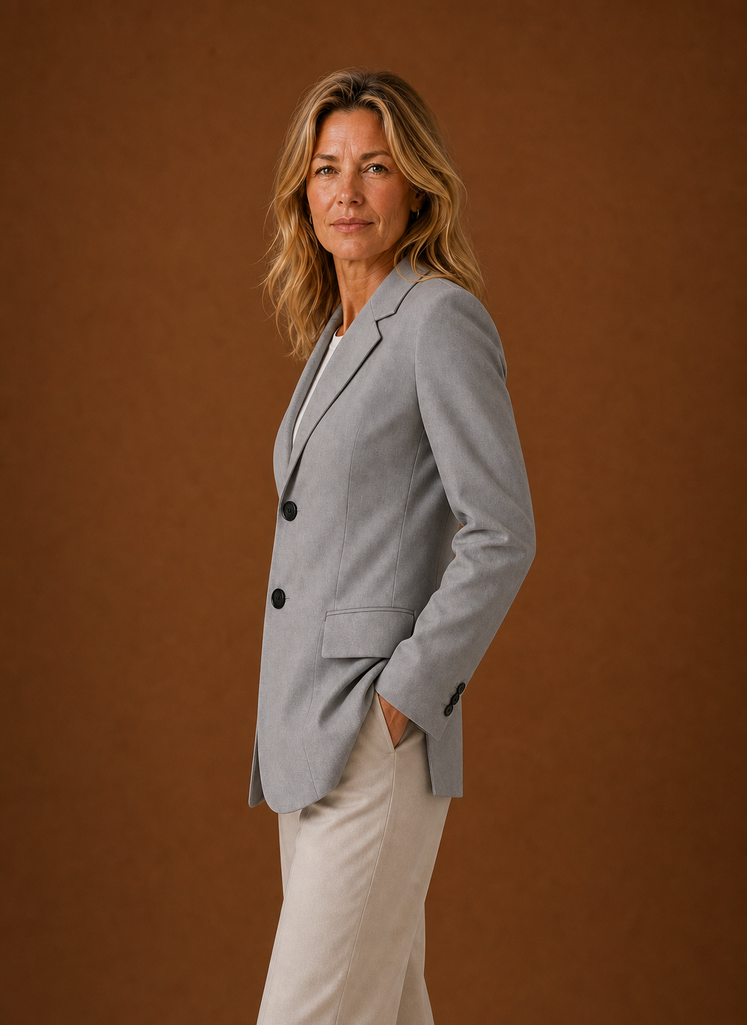Blazer de Mujer - Chaqueta de Oficina Larga a Medida | Areleon
