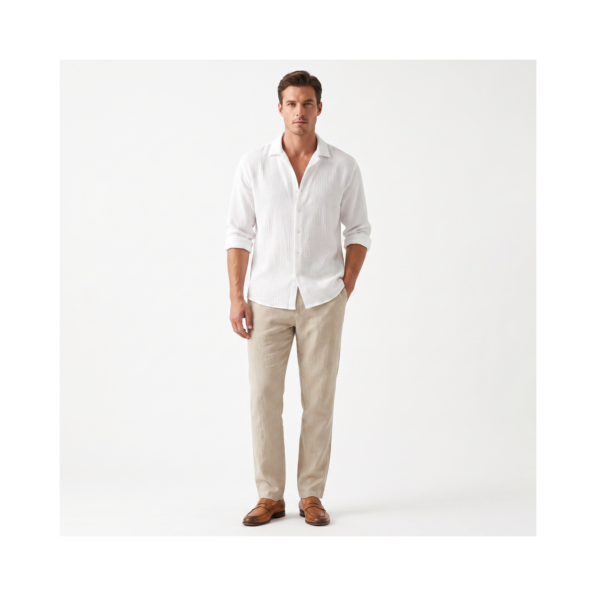 Camisa de Lino Ischia