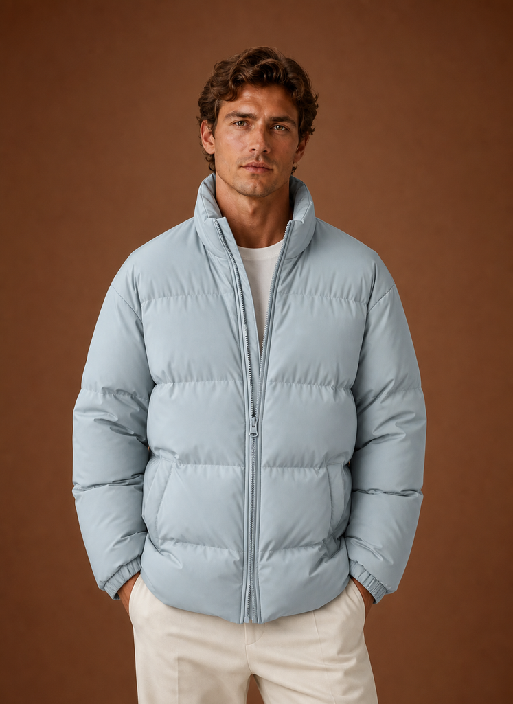 Chaqueta de Plumas para Hombre - Abrigo Acolchado de Invierno | Areleon