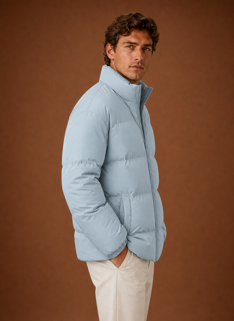 Chaqueta de Plumas para Hombre - Abrigo Acolchado de Invierno | Areleon