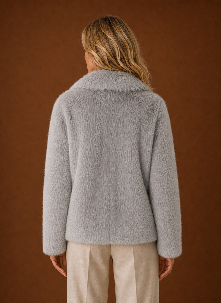 Abrigo de Piel Sintética para Mujeres - Chaqueta de Invierno | Areleon