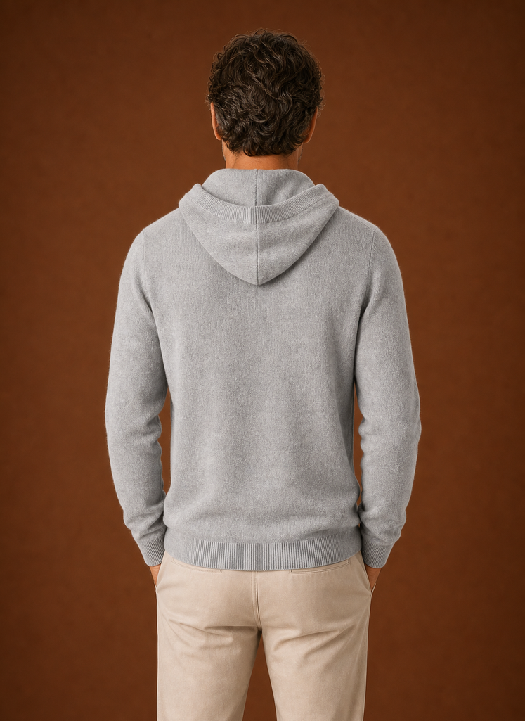 Suéter con Capucha de Look Cachemir para Hombre - Suéter de Punto | Areleon