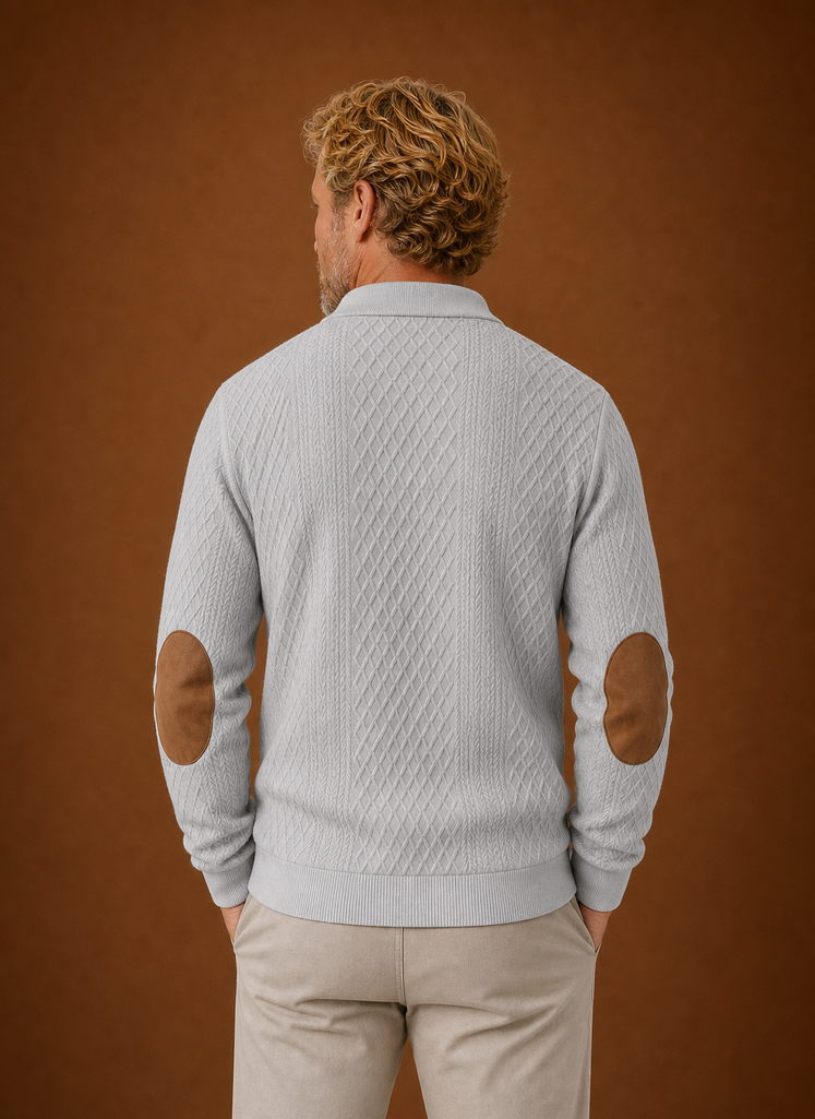 Suéter de Cuello Redondo para Hombre - Pullover para Capas y Uso en Oficina | Areleon