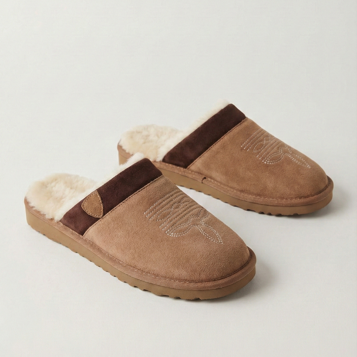 Zapatillas de Cowboy de Ante para Mujer