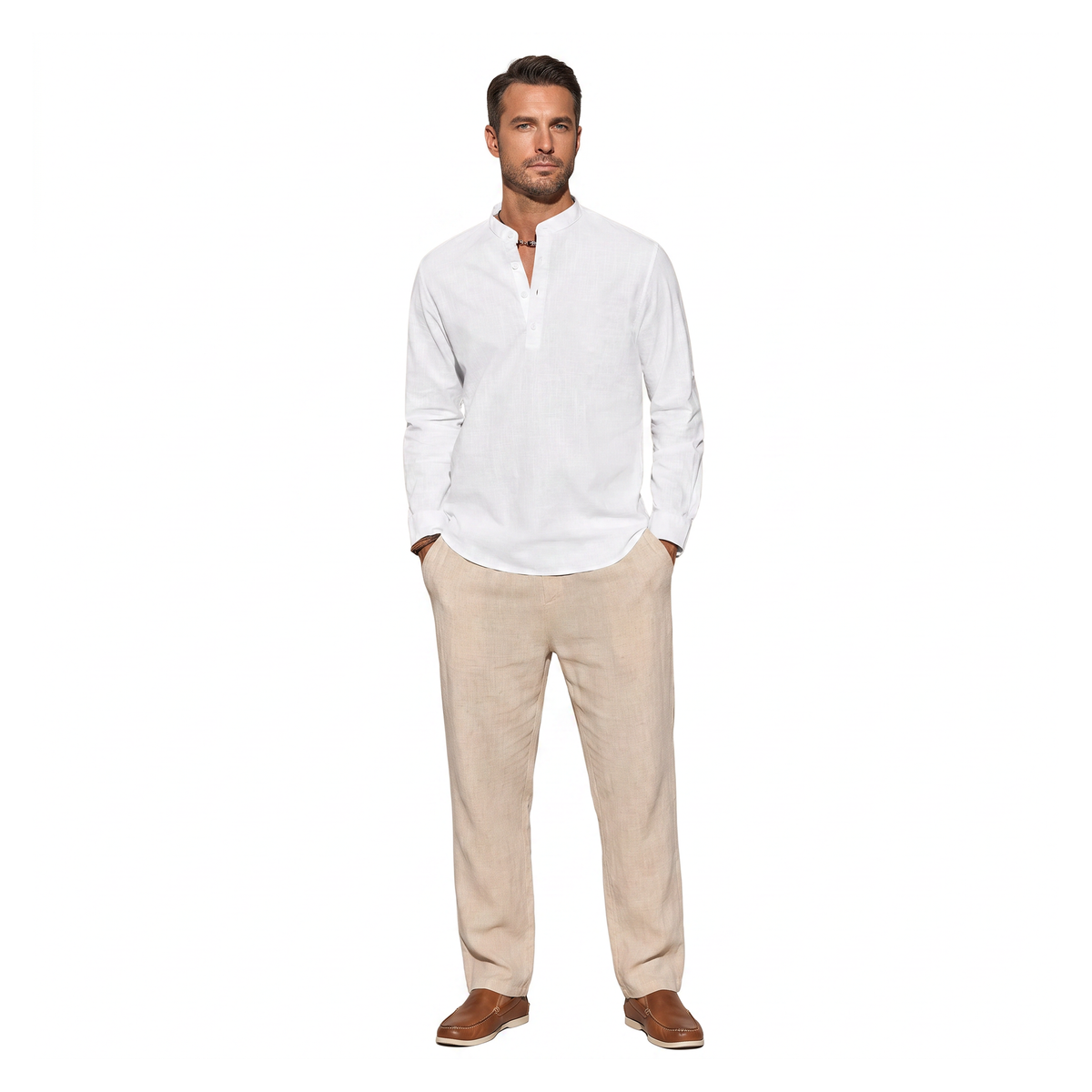 Camisa Henley Livigno