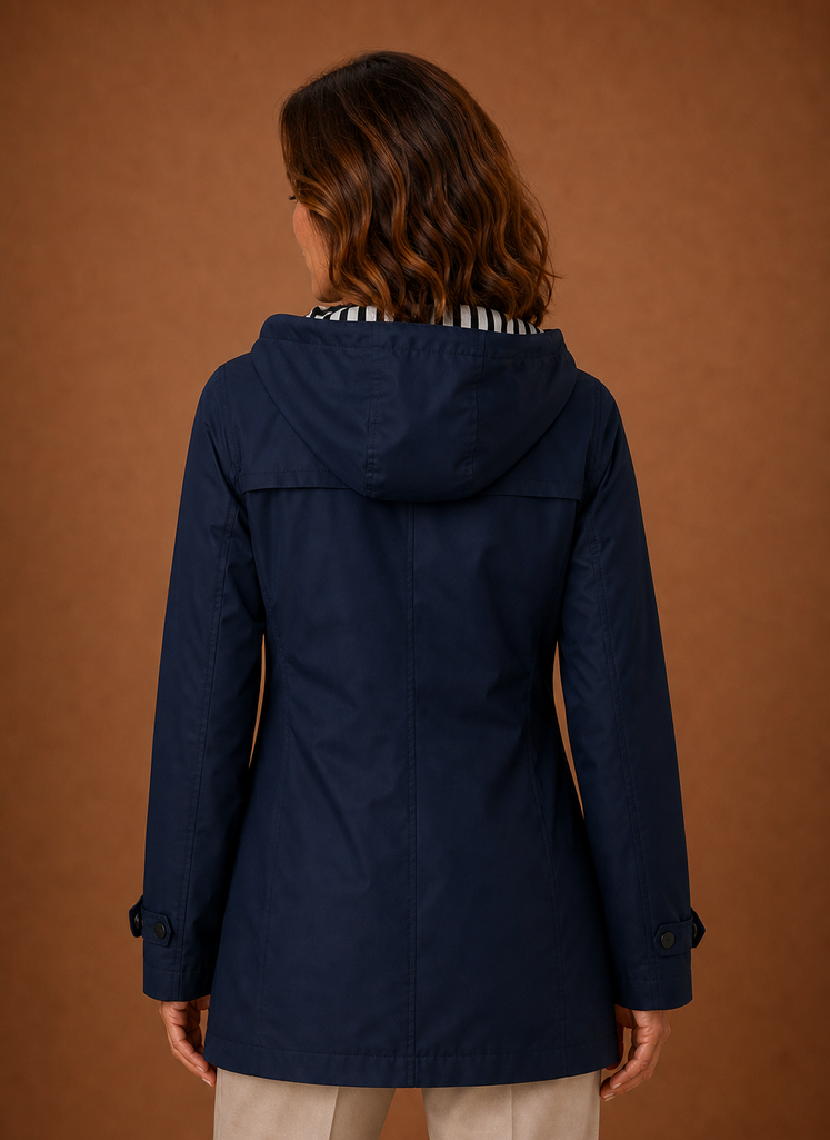 Abrigo Trench para Mujer - Abrigo con Capucha de Otoño/Invierno | Areleon