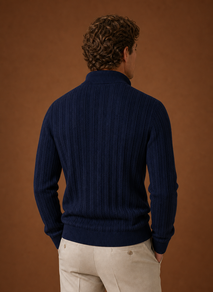 Cárdigan de Punto para Hombre - Suéter con Botones Frontal | Areleon
