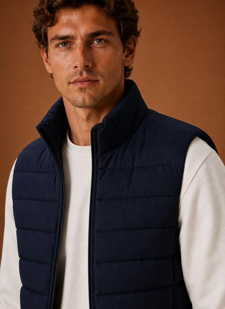 Chaleco Acolchado para Hombre - Chaleco de Invierno Liviano | Areleon