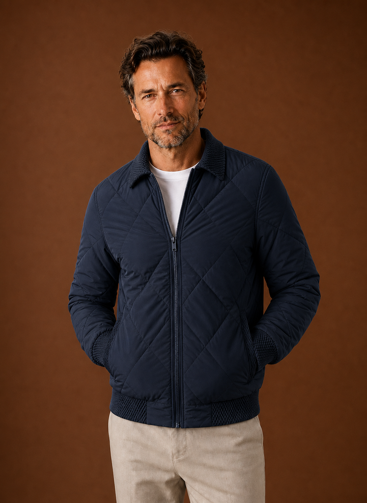 Chaqueta Bomber para Hombre - Chaqueta Casual con Cremallera | Areleon