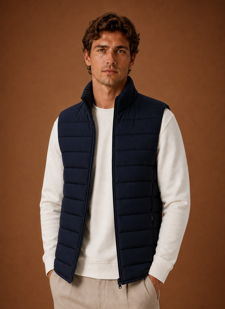 Chaleco Acolchado para Hombre - Chaleco de Invierno Liviano | Areleon