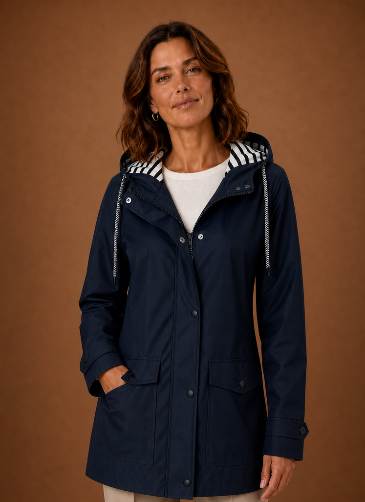Abrigo Trench para Mujer - Abrigo con Capucha de Otoño/Invierno | Areleon
