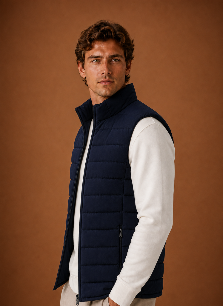 Chaleco Acolchado para Hombre - Chaleco de Invierno Liviano | Areleon