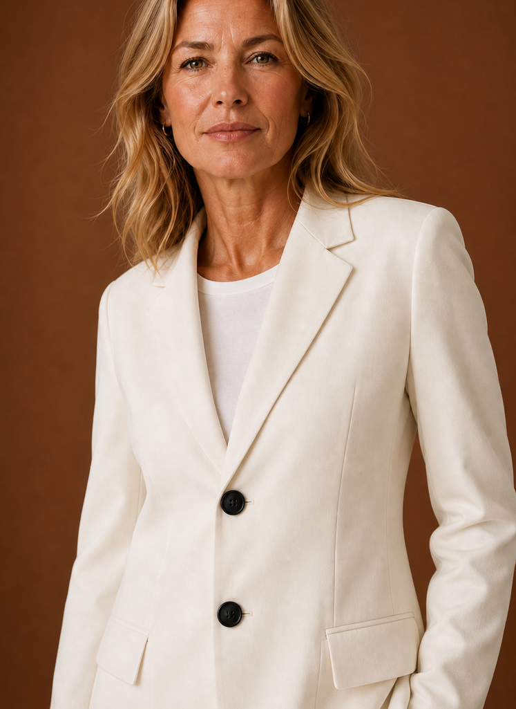 Blazer de Mujer - Chaqueta de Oficina Larga a Medida | Areleon