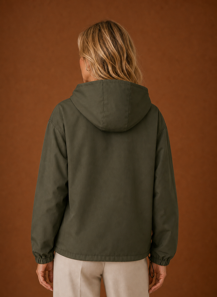 Chaqueta Ligera con Capucha para Mujeres | Areleon