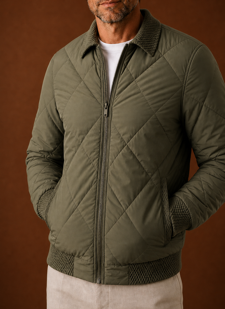 Chaqueta Bomber para Hombre - Chaqueta Casual con Cremallera | Areleon