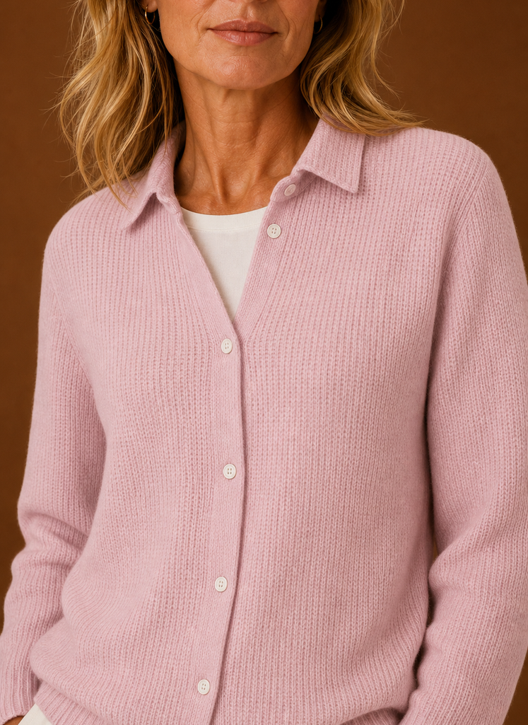 Cardigan de Punto para Mujer - Suéter con Botones en el Frente | Areleon