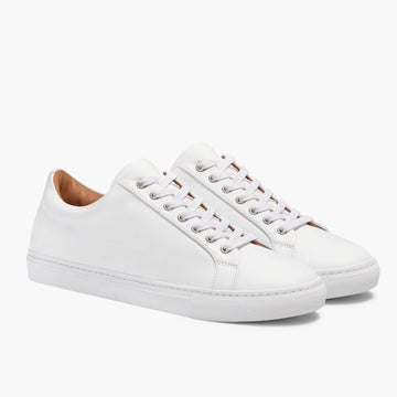 Zapatillas de Cuero Genuino para Hombre de Corte Bajo