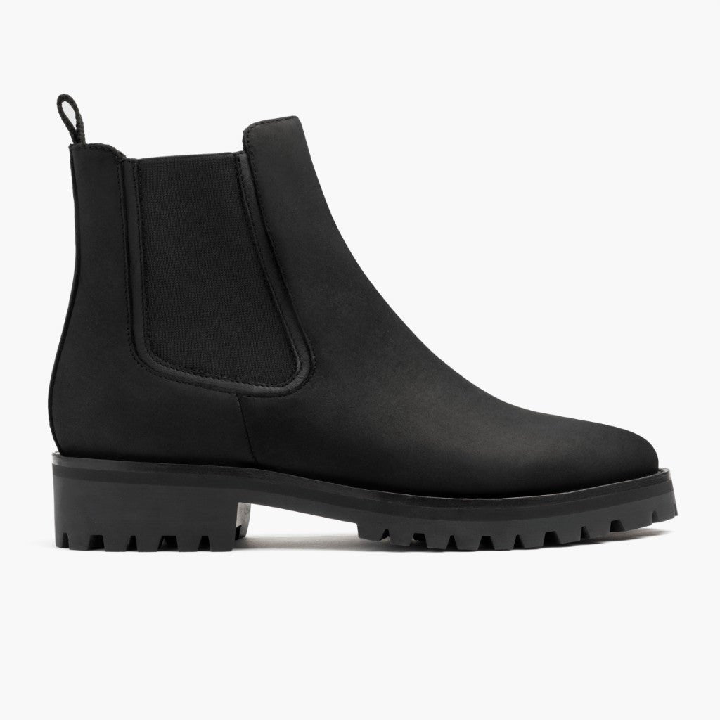 Botas Chelsea de Cuero Duraderas para Mujeres