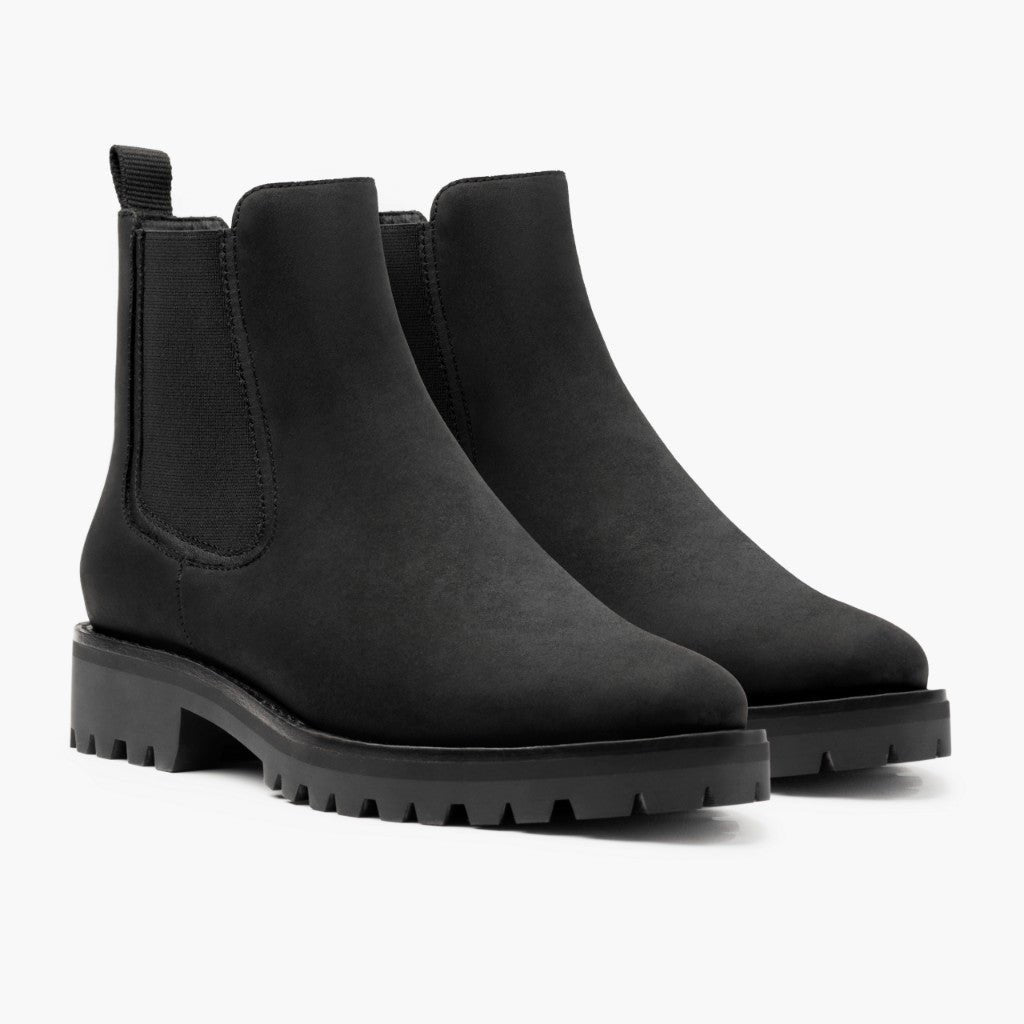 Botas Chelsea de Cuero Duraderas para Mujeres