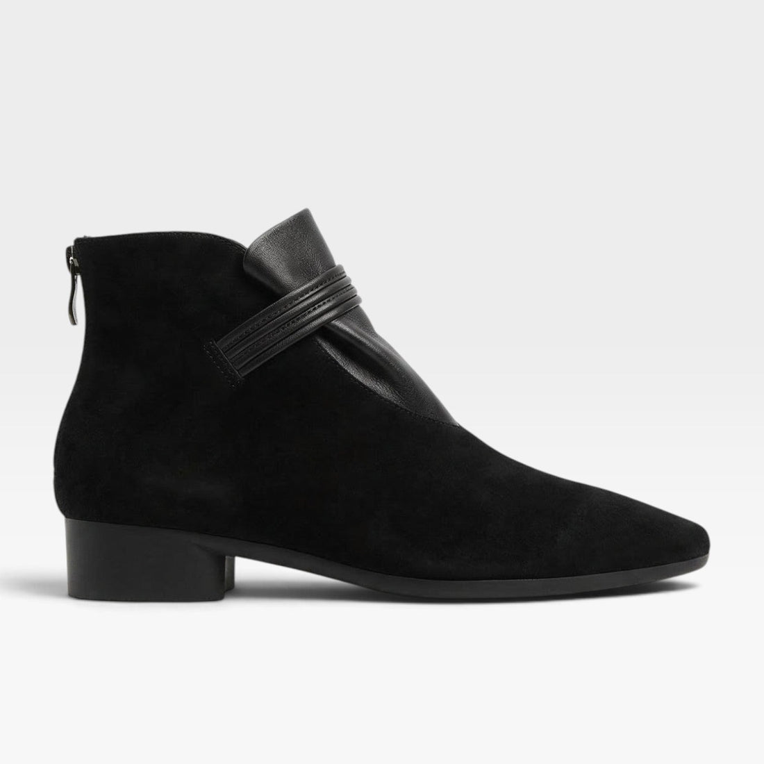 Botas de Tobillo Elegantes para Mujeres de Ante Genuine