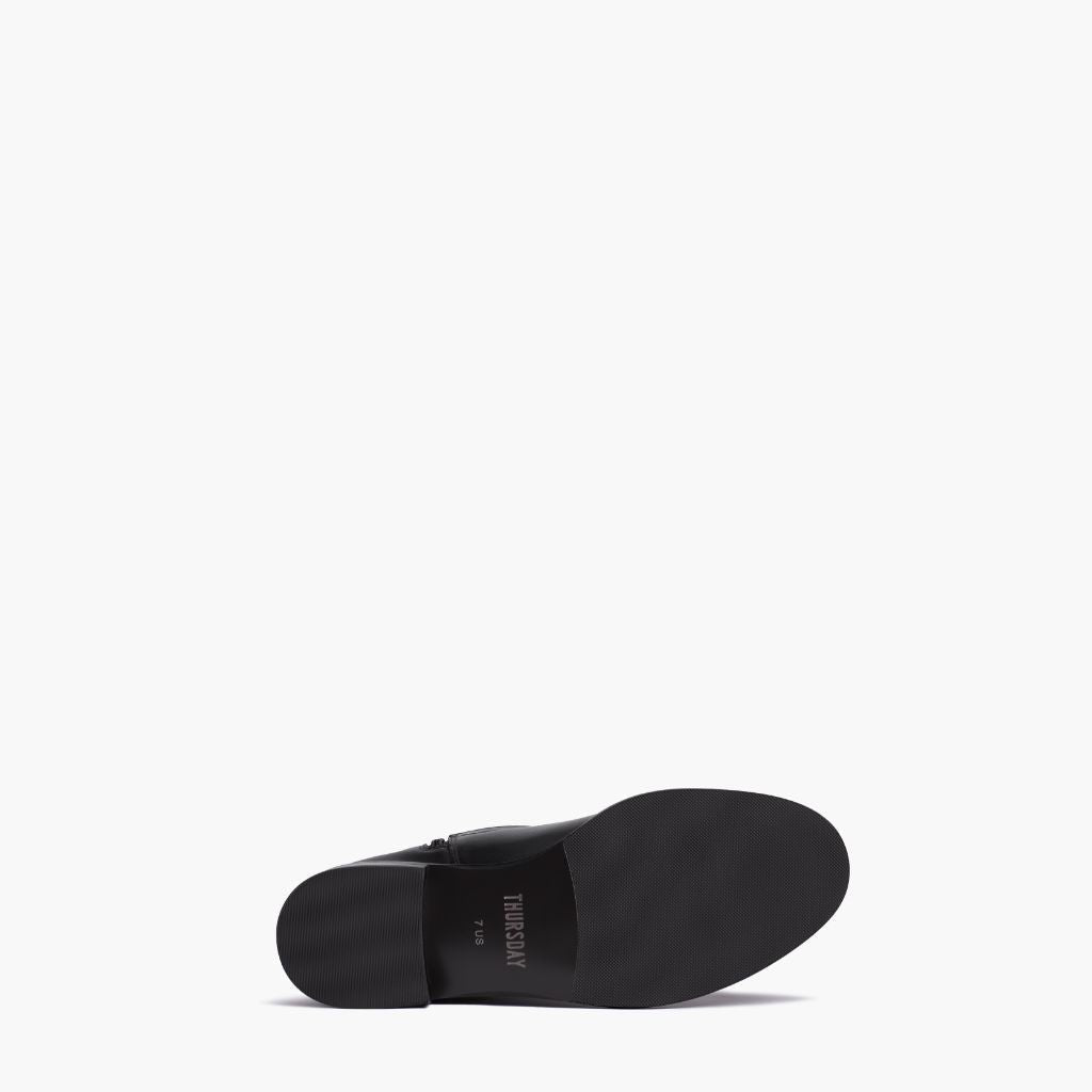 Botas de Cuero de Tacón Alto para Mujer con Pantorrilla Ancha